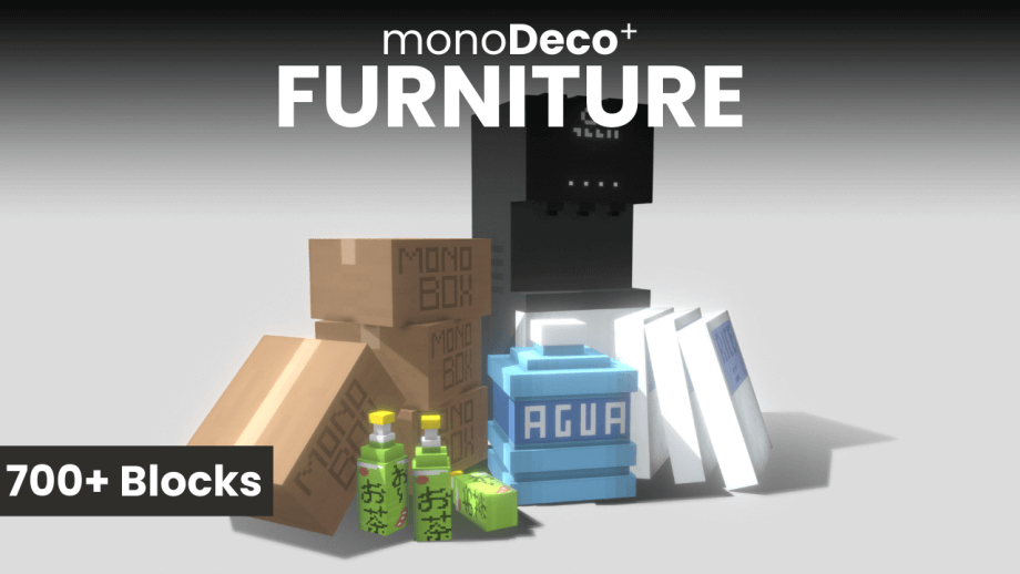 Thumbnail: monoDeco Plus Furniture | 700+ Blocks | v0.4.2