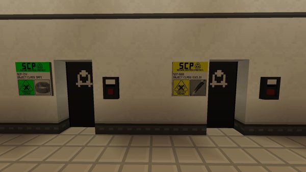 Signs of two SCP's.