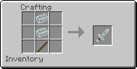 Craft Recipe for Glass Sword