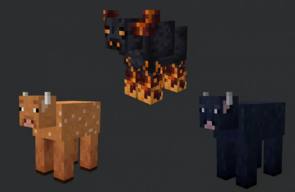 Cow textures with nametags