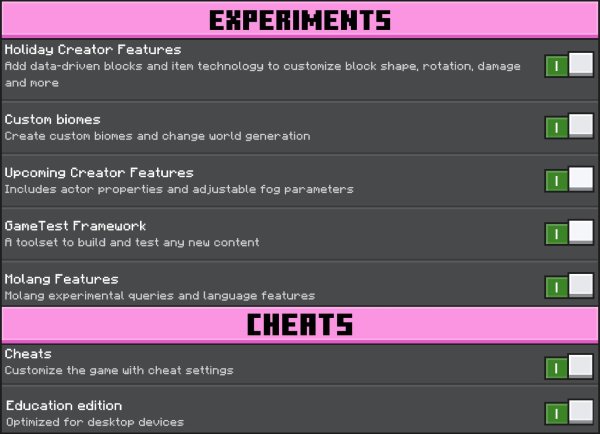 Experiments options for Morph Plus Addon