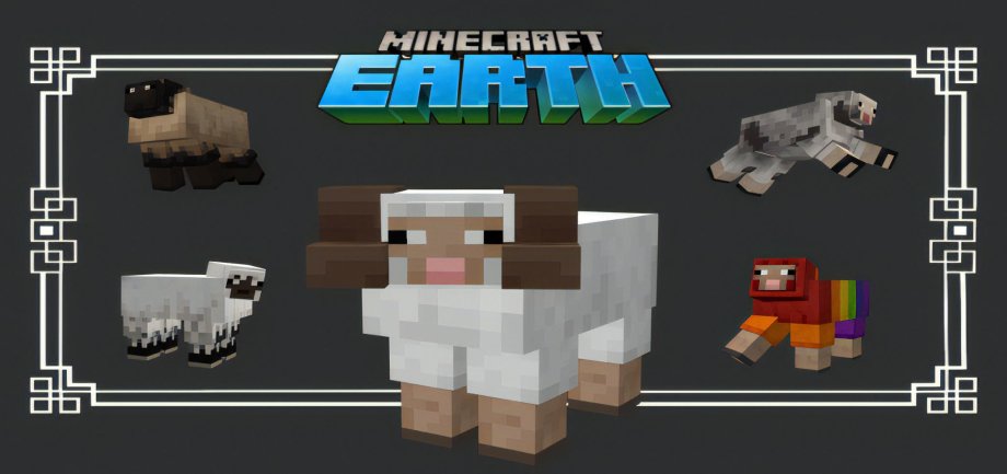 Minecraft Earth Sheeps