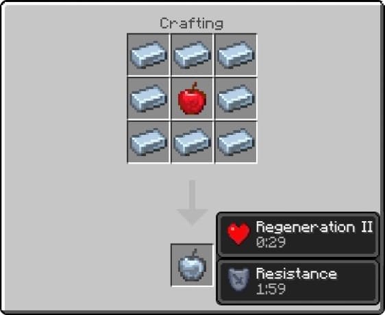 Silver apple recipe craft and its effects.