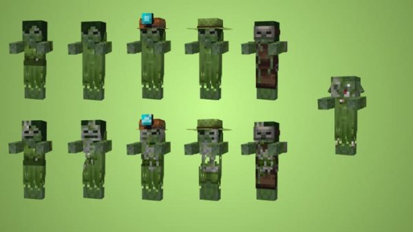 New Jungle Zombies textures