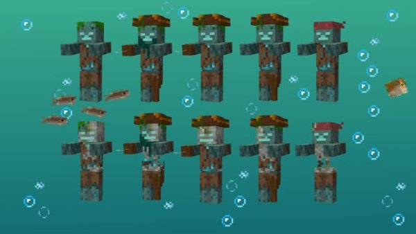 New Drowned textures