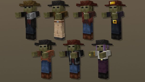 Outlaw Zombies variants (second)