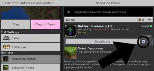 Better Zombies pack settings