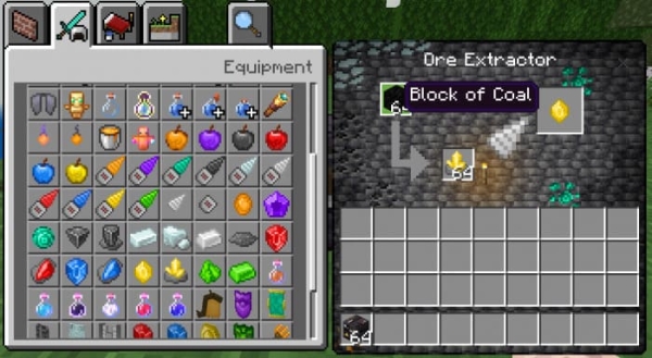 Ore Extractor Interface
