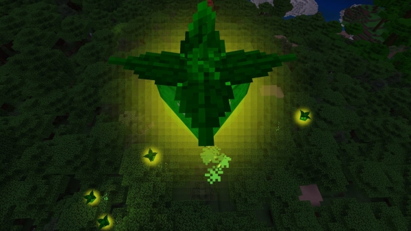 Lantern from Mowzie's Mobs at night (screenshot 2)