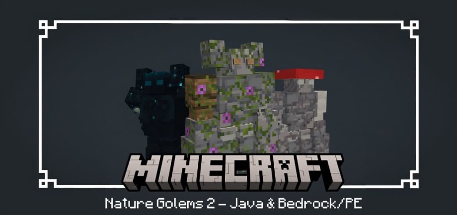 Thumbnail: Nature Golems 2 - Java & Bedrock/PE