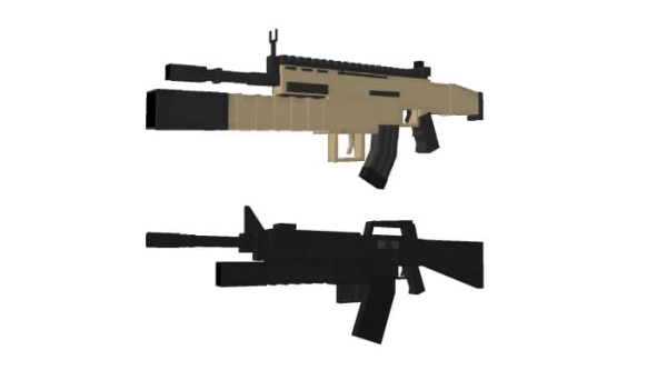 Modified Scar and M16