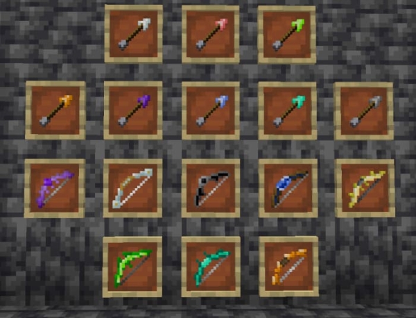 Screenshot with 9 Bows and 9 Arrows
