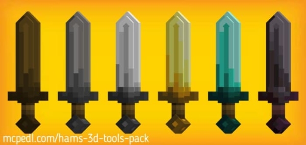 New textures and models of swords