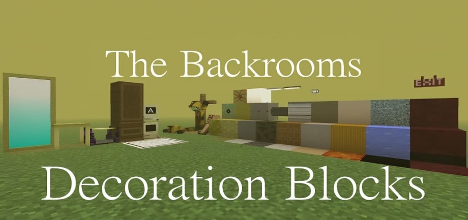 The Backrooms Decoration Blocks (All Main Levels!) Level 2 & Fun Update