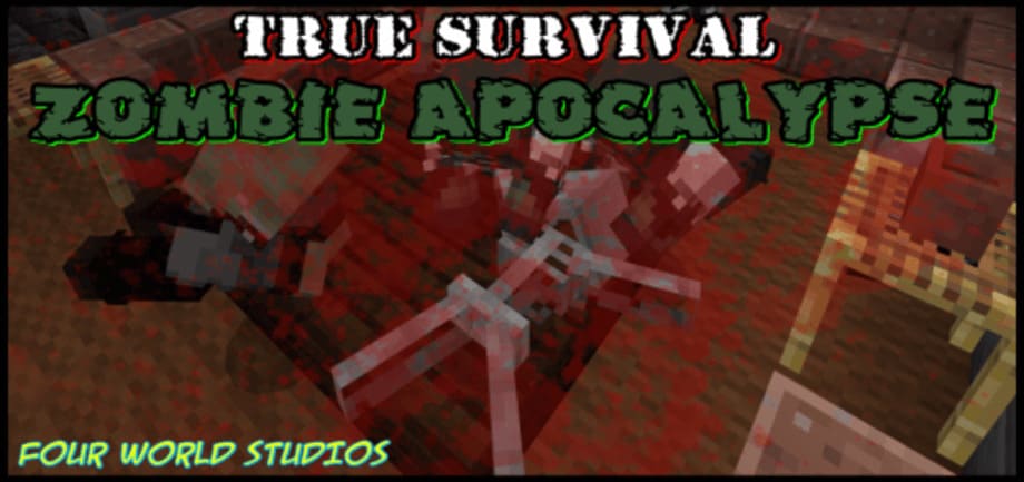 True Survival - Zombie Apocalypse (V10.3 Zombie Spikes Update) [1.19.70 Compatible]
