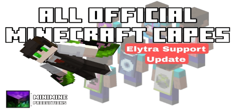 Thumbnail: All Official Minecraft Capes ✴️ Server Support | 𝐄𝐥𝐲𝐭𝐫𝐚 𝐒𝐮𝐩𝐩𝐨𝐫𝐭 𝐔𝐩𝐝𝐚𝐭𝐞