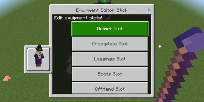 Equipment Editor: Screenshot 1