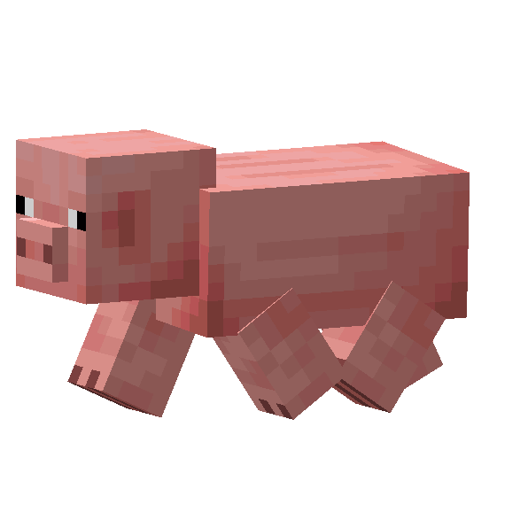 New pig walk animation