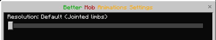 Better Mob Animations pack with default style