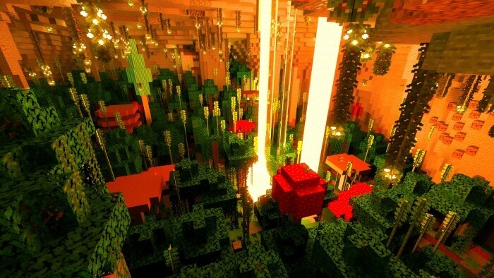 The Underground Fungal Jungle Biome (Screenshot 2)