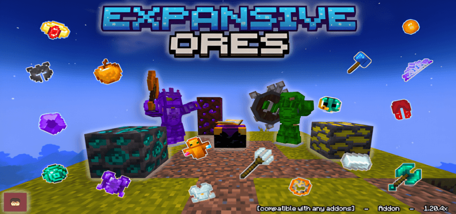 Thumbnail: Expansive Ores Addon V1.9 || Compatible with any Addon! || Realms!!! || 1.20.4x - 1.20.5x