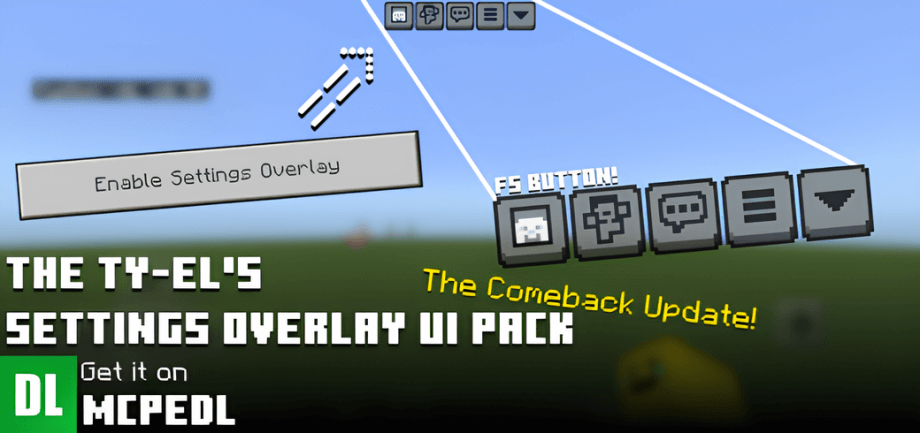 Thumbnail: The Ty-el's Settings Overlay UI Pack - THE LEGENDARY COMEBACK! (1.20.40+ only)