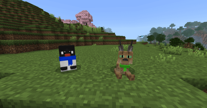 Penguin and Caracal with Scarfs: Screenshot