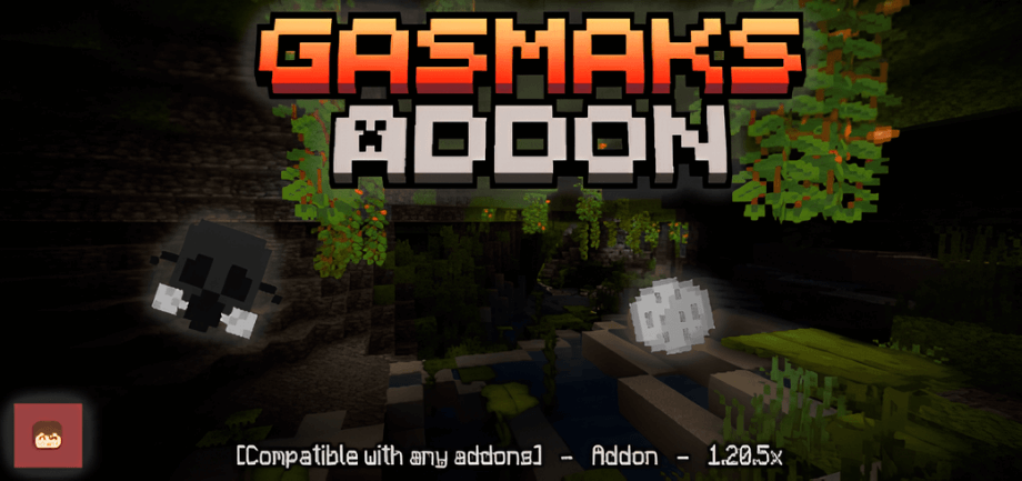 Thumbnail: GasMask Addon - 1.20.5x || Compatible With Other Addons || Realms