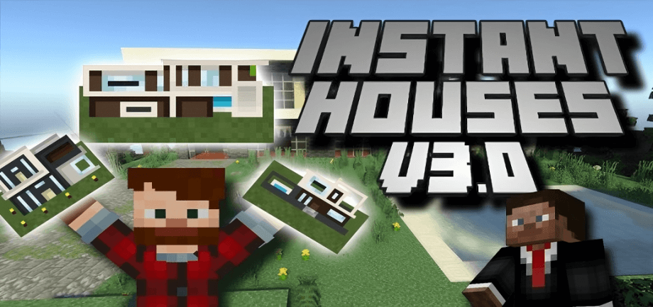 Thumbnail: Instant Houses Addon V3.2 (Generate Instant Houses in Survival) Compatible with 1.20.70
