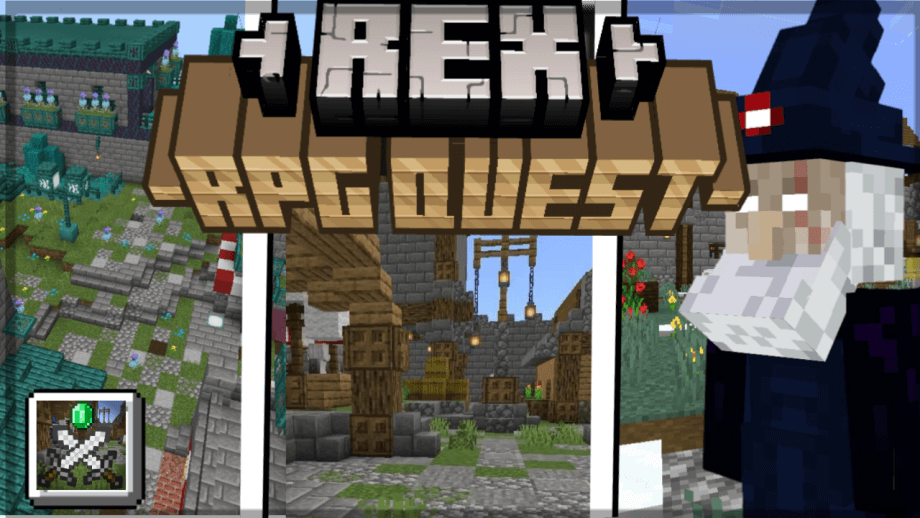 Thumbnail: Rex RPG Quest +60 quests, +100 items, and lots of fun for your Minecraft!