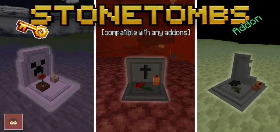 Thumbnail: StoneTombs Addon [Compatible with Any Addon] - Realms - 1.20.4x || 1.20.5x || 1.20.6x