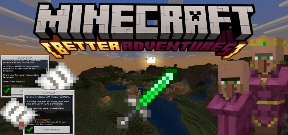 Thumbnail: Minecraft's Better Adventures - The Questing Hotfix
