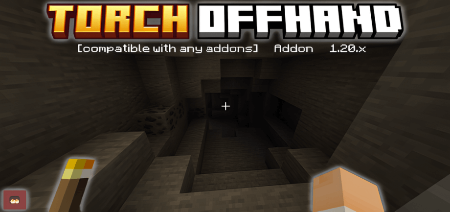 Thumbnail: Torch OffHand Addon (Compatible With Other Addons) 1.20.4x / 1.20.5x Update!