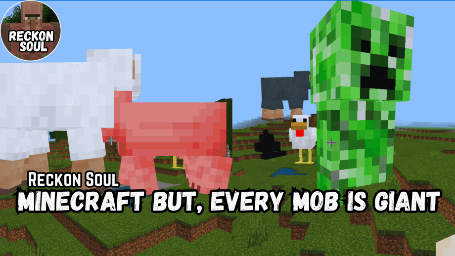 Thumbnail: Minecraft But, Every Mob is Giant