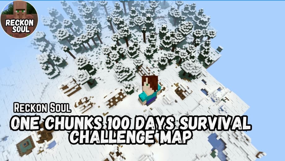 Thumbnail: One Chunks 100 Days Survival Challenge Map
