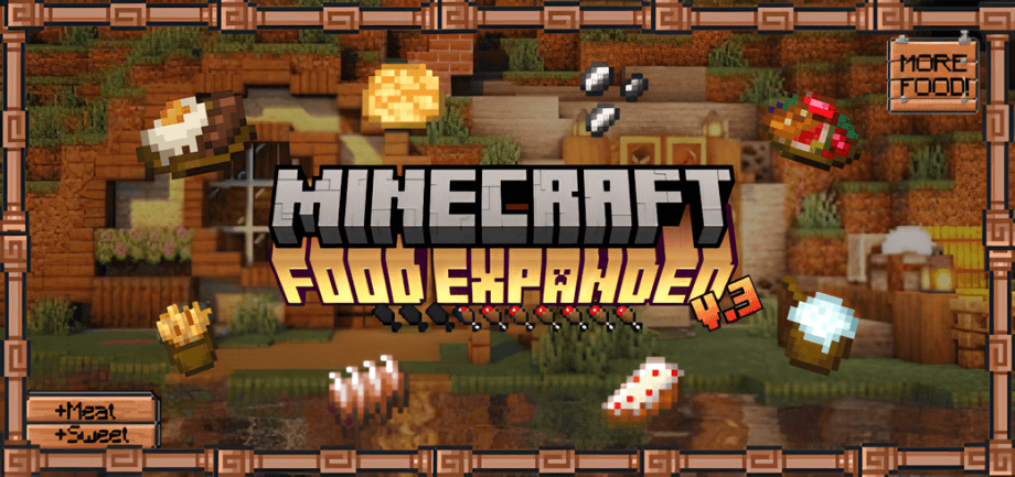 Thumbnail: Food Expanded V3 (More Vanilla Food To Minecraft!)