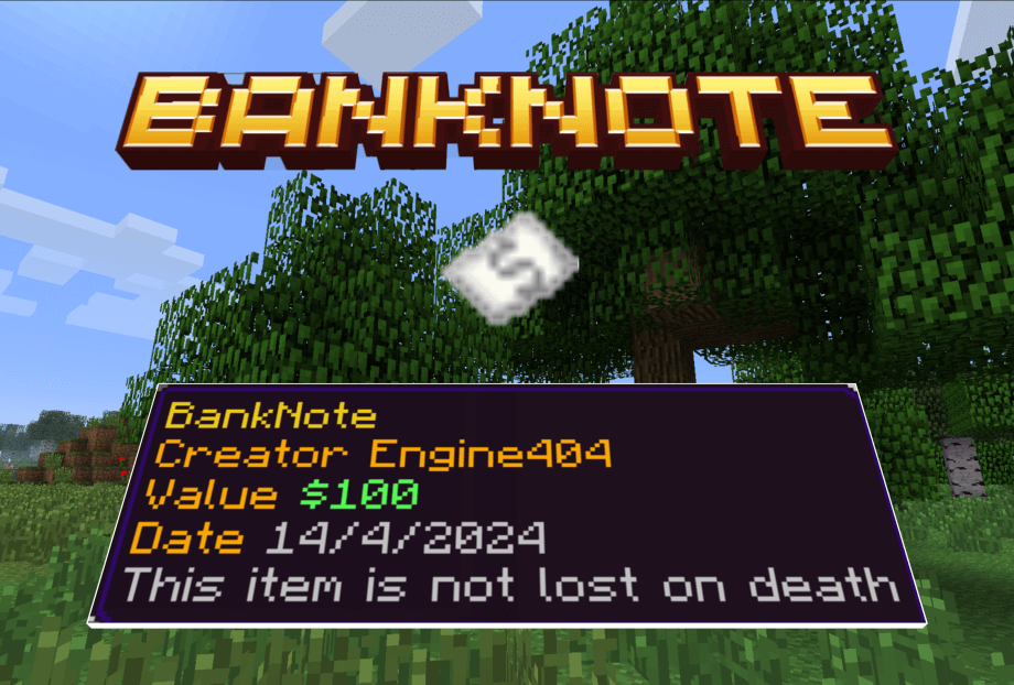 Thumbnail: BankNote Update (1.20.81)