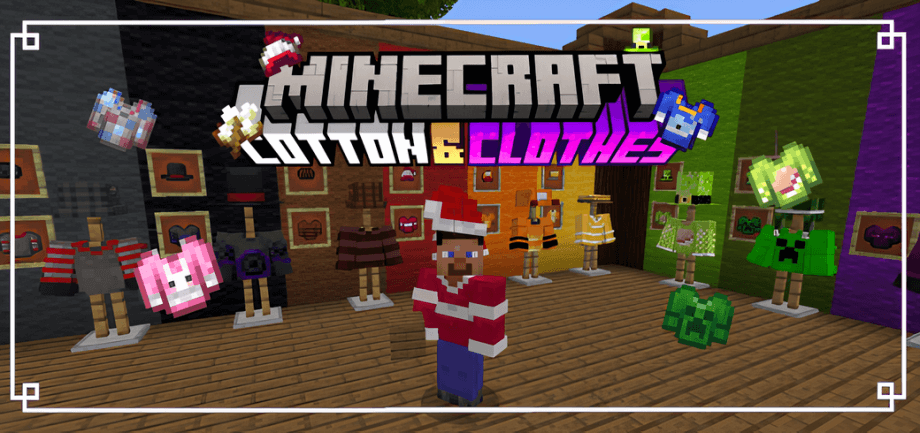 Thumbnail: COTTON & CLOTHES (New Cosmetics to minecraft)